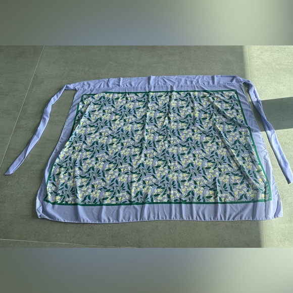 Lavender Floral Swim Sarong - Picture 3 of 6